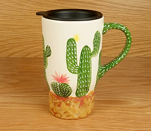 Redlands Cactus Travel Mug