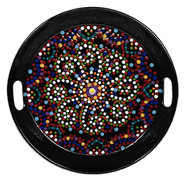 Redlands Mosaic Mandala Tray