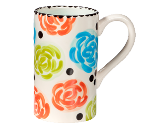 Redlands Simple Floral Mug
