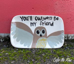 Redlands Owl Plate