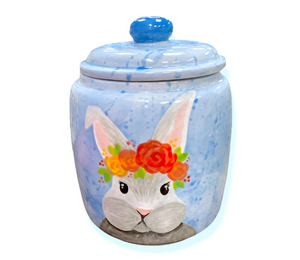 Redlands Watercolor Bunny Jar