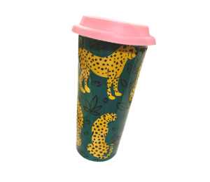 Redlands Cheetah Travel Mug