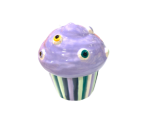 Redlands Eyeball Cupcake