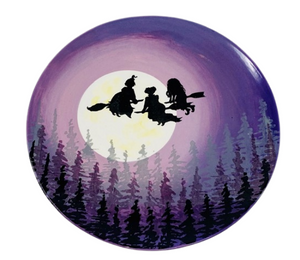 Redlands Kooky Witches Plate