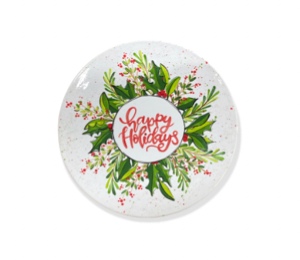 Redlands Holiday Wreath Plate