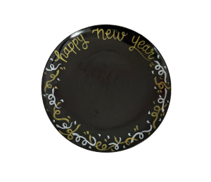 Redlands New Year Confetti Plate