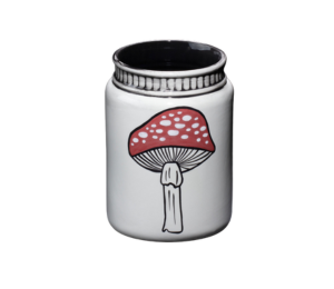 Redlands Mushroom Jar