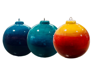 Redlands Jewel Toned Ombre Ornament