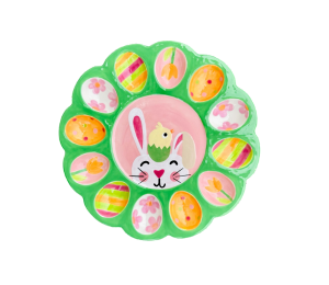 Redlands Easter Sherbet Egg Plate