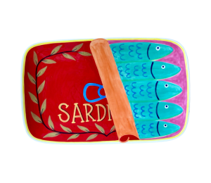 Redlands Sardines Dinner Plate