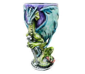 Redlands Antique Dragon Goblet