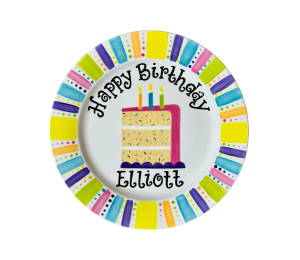 Redlands Birthday Cake Plate