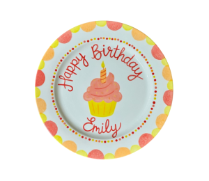 Redlands Birthday Cupcake Plate