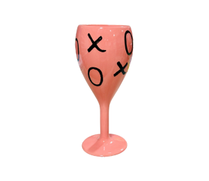 Redlands XOXO Wine Glass